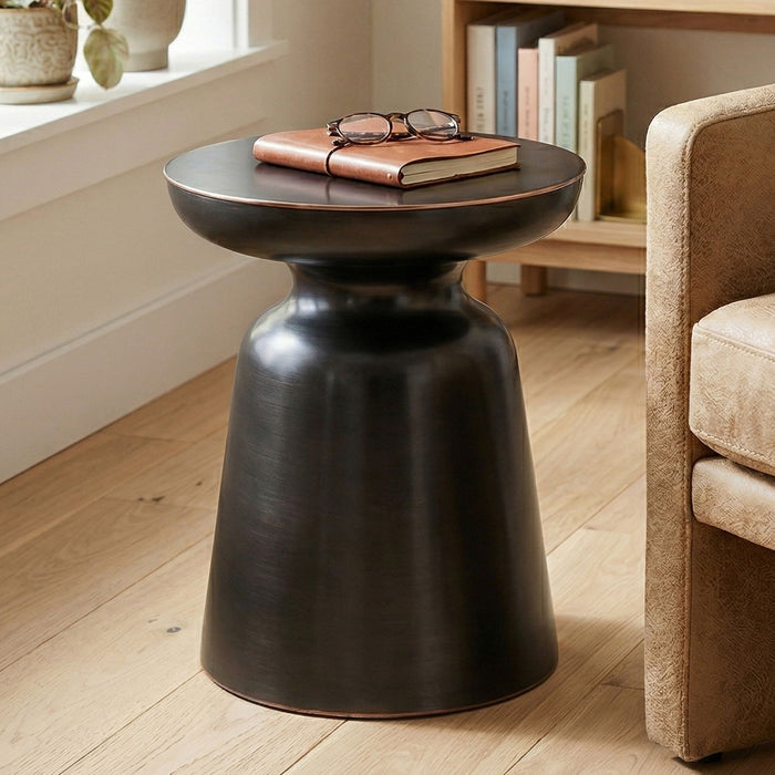 Toby - Handcrafted Metal Accent Table Simpli-Home
