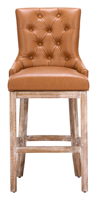 Nuby - Swivel Barstool - Brown Zuo Modern