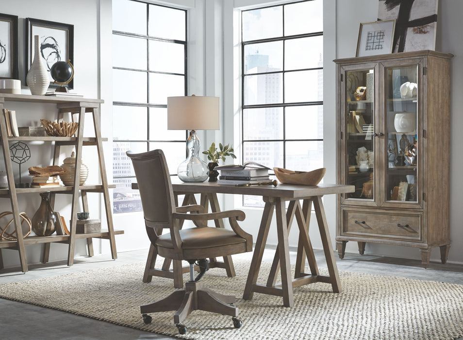 Lancaster - Desk - Dove Tail Gray Magnussen Furniture