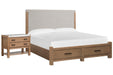 Plum Creek - Upholstered Panel Storage Bedroom Set Magnussen Furniture