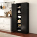 Kitchen Pantry Cabinet With 4 Adjustable Shelves, Heavy Duty Freestanding Organizer Home Essentials