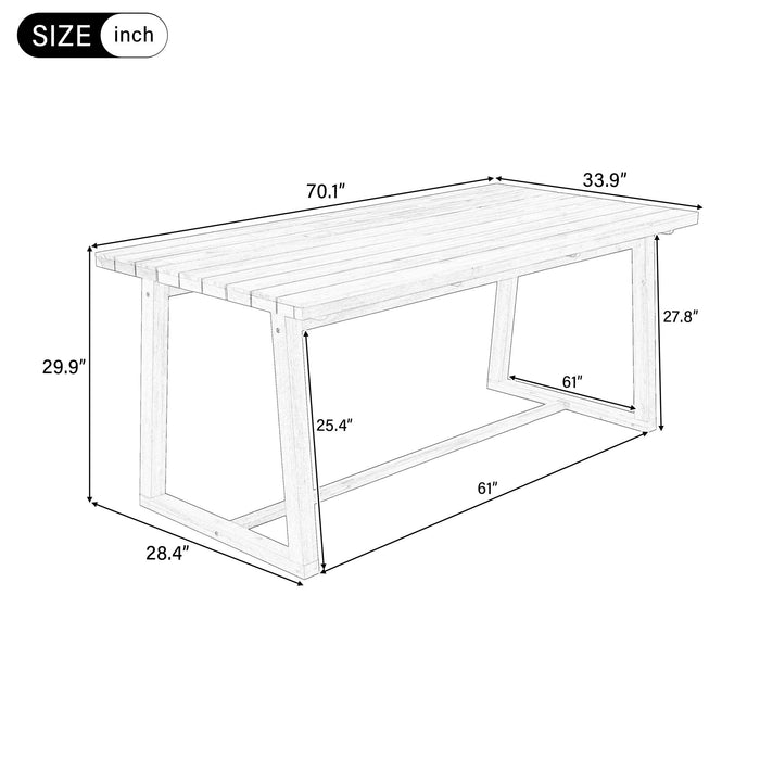 Outdoor Patio Table For Backyard Hearth and Haven