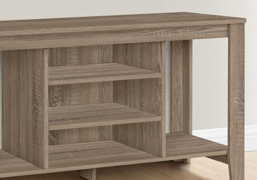 TV Stand, Console, Media Entertainment Center, Versatile Storage Shelves 8th Street