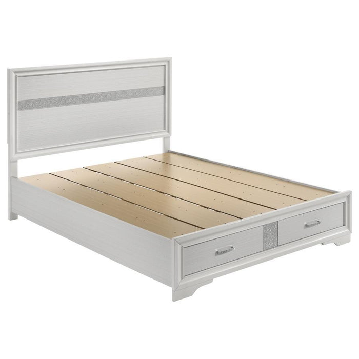 Miranda - Storage Wood Panel Bed