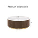 Modern Round Table Contemporary Design Home Essentials