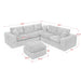 Sectional Sofa With Moveable Ottoman Home Essentials