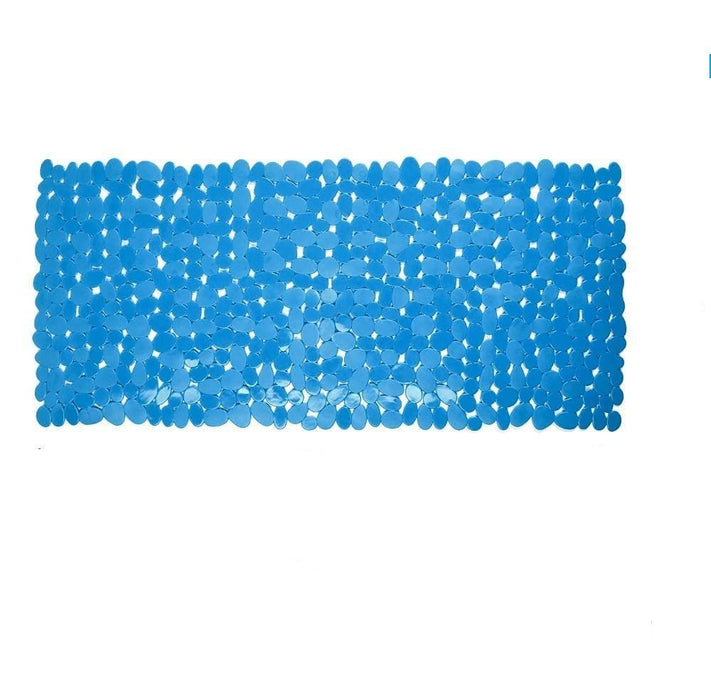 Spa Pebbles Bathtub Mat - Blue