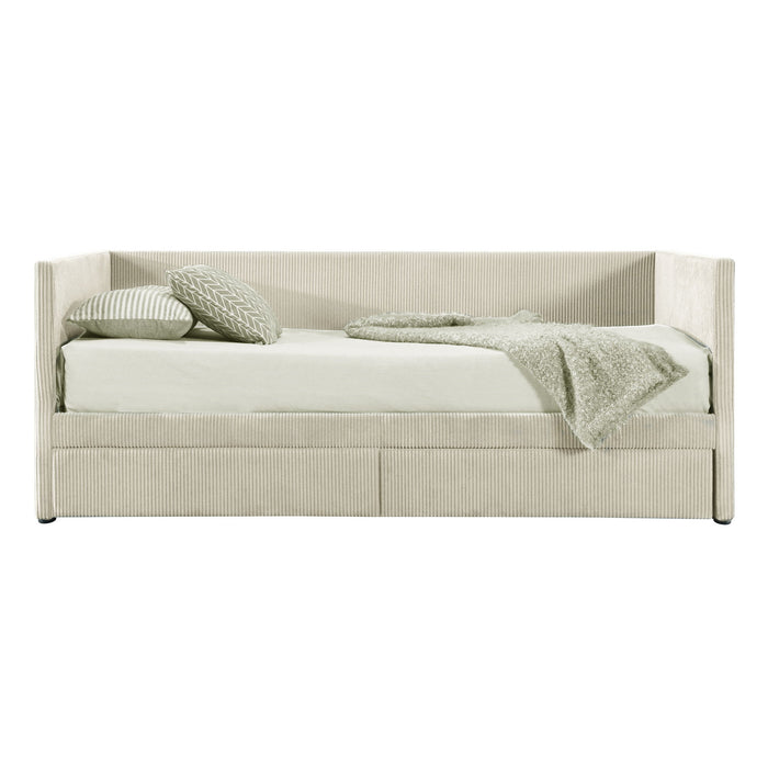 Daybed With Two Drawers And Wood Slat Halcyon Home