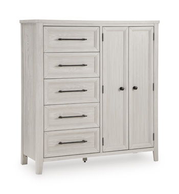 Darbonton - Door Chest - Dove White Signature Design by Ashley®