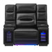 Sinai - Power Recliner With Dual Adjustment - Black Global Furniture USA