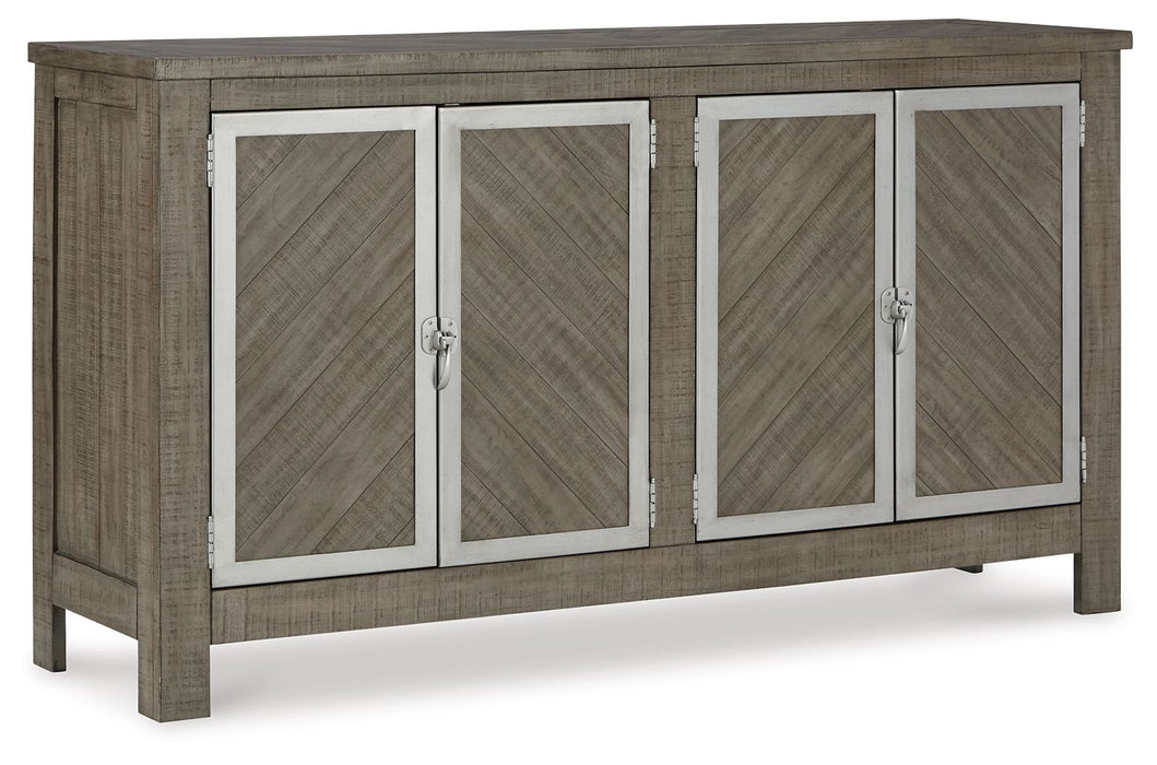 Krystanza - Weathered Gray - Dining Room Server