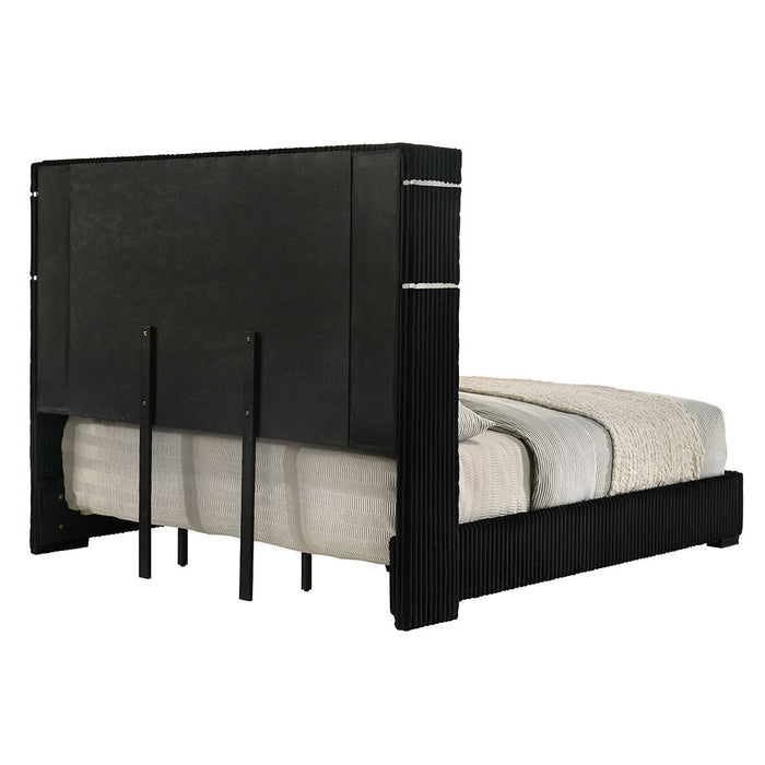 Garner - Bed With Fireplace, LED, Reading Light, Speaker, Bluetooth & USB ACME