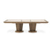 Portrait - Wide Rectangular Dining Table - Sienna Brown Michael Amini