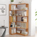 L-Shaped Corner Bookshelf Home Essentials