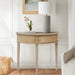 Vintage Inspired Storage Console Table With Fluted Doors JLA
