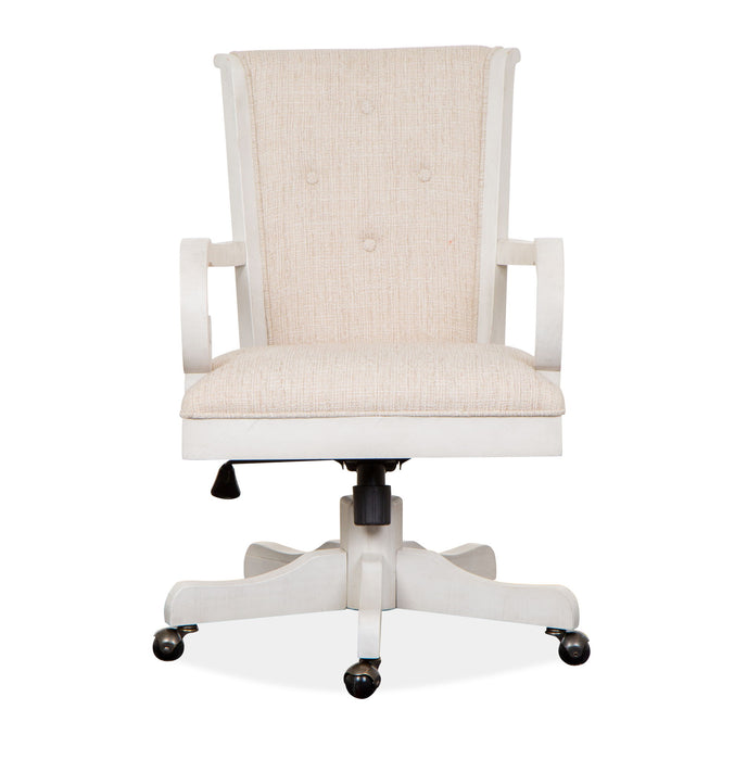 Bronwyn - Fully Upholstered Swivel Chair - Alabaster Magnussen Furniture