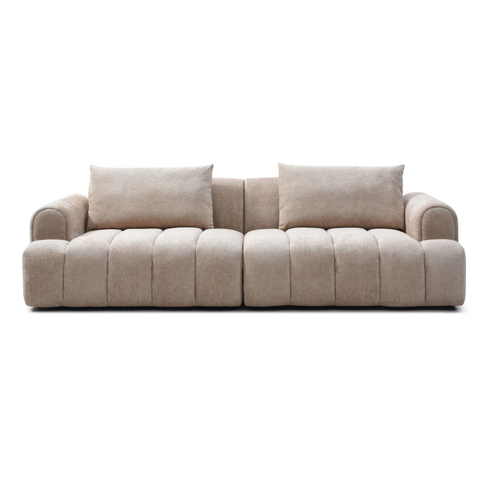 4 Seater Sectional Sofa For Living Room Spaces - Camel Home Essentials