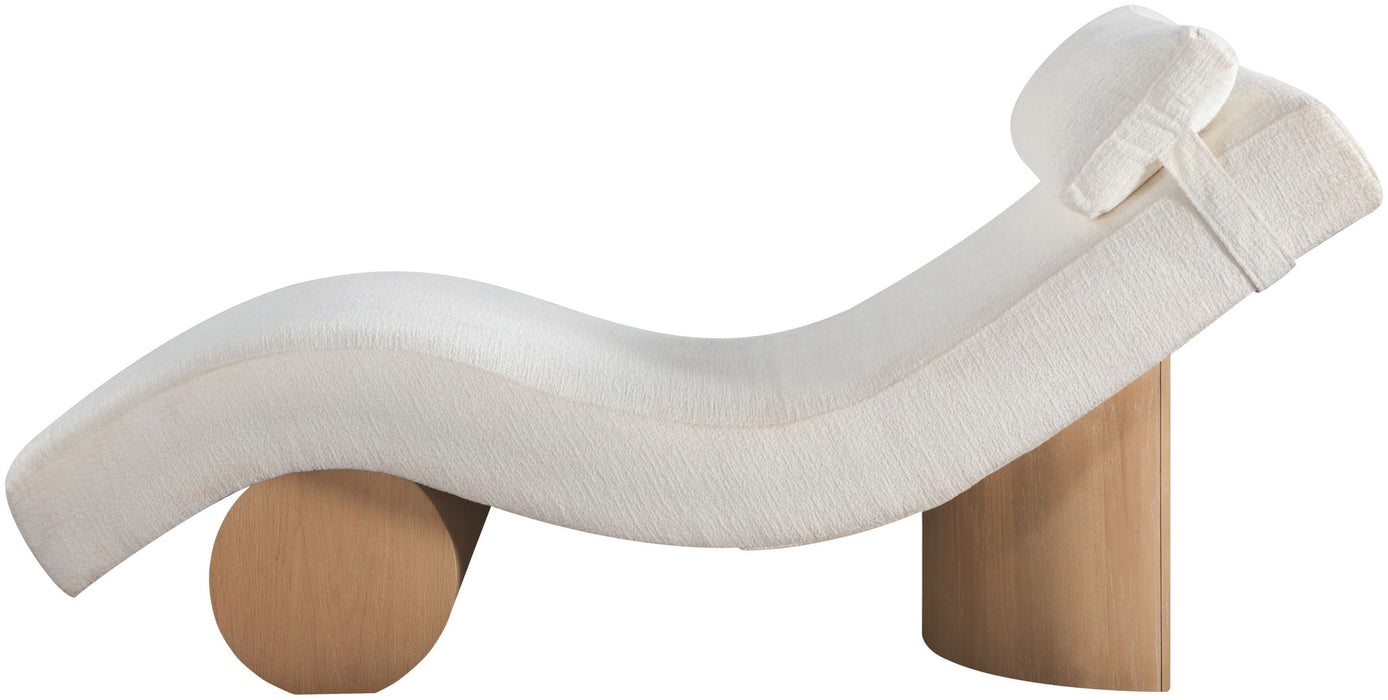 Marcella - Chaise Lounge - Natural Base Meridian Furniture