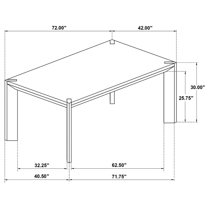 Estero - Rectangular Dining Table - Natural Furniture Max