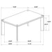 Estero - Rectangular Dining Table - Natural Furniture Max