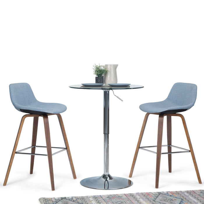 Randolph - Bentwood Multifunctional Counter / Bar Height Stool (Set of 2) Simpli-Home