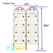 Metal Garden Trellis Rustproof Trellis For Climbing Plant Outdoor Flower Support Daily Nest