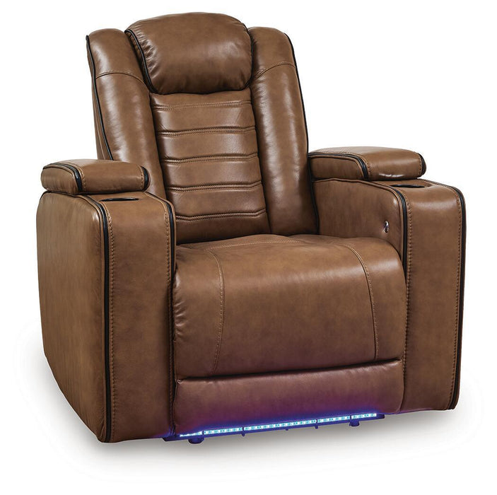 Gruaro - Power Recliner With Adjustable Headrest - Amber Signature Design by Ashley®