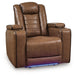 Gruaro - Power Recliner With Adjustable Headrest - Amber Signature Design by Ashley®