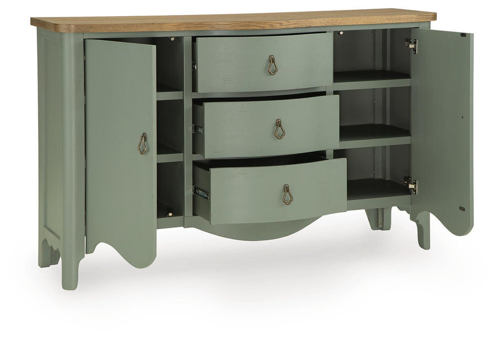 Actonville - Accent Cabinet - Antique Green Signature Design by Ashley®