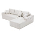 L - Shaped Corner Chaise Sofa Bed Home Essentials