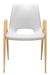 Desi - Dining Chair With Gold Legs (Set of 2) Zuo Modern