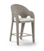 Seacrest - Olefin Water Resistant Fabric And Wicker Outdoor Patio Bar Stool Meridian Furniture