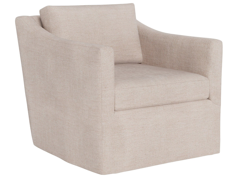 Asher - Slipcover Swivel Chair Outdoor, Special Order - Beige Universal Furniture