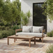 Newport - Water Resistant Fabric 65" Upholstered Outdoor Patio Loveseat Meridian Furniture