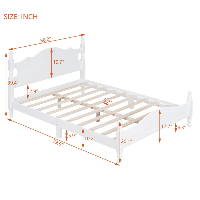 Platform Bed Frame With Slat Support Hearth and Haven