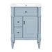 Freestanding Bathroom Vanity With Sink, Adjustable Shelf & Flip Drawer Hearth and Haven