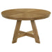 Kent - Round Dining Table - Brown Oak Furniture Max