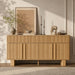 Sideboard Buffet Cabinet With 3 Drawers And 4 Doors For Dining Room Home Essentials