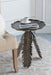 Leaf Side Table - Silver Home Essentials
