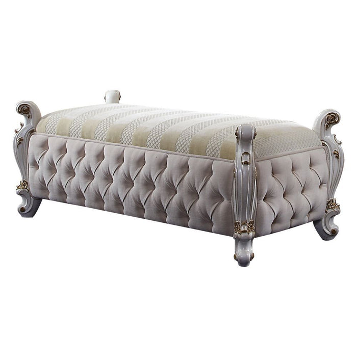 Picardy - Bench - Fabric & Antique Pearl ACME