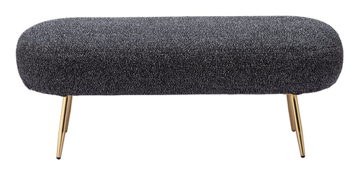 Creek - Bench - Glitter Black Zuo Modern