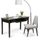 Amherst - Desk - Hickory Brown Simpli-Home