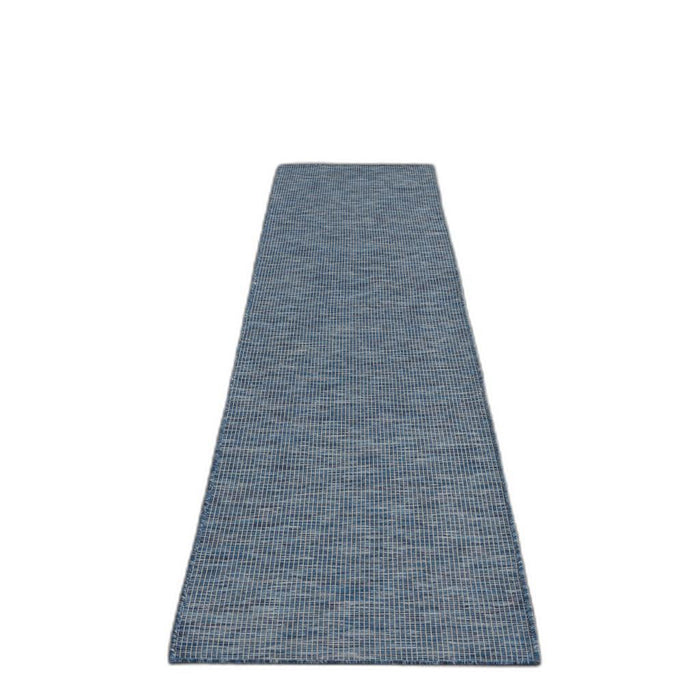 10' Power Loom Runner Rug - Navy Blue