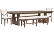 Westbourne - Extendable Trestle Dining Table Set Magnussen Furniture