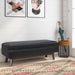 Owen - Rectangular Storage Ottoman - Midnight Black Simpli-Home