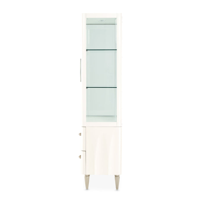 London Place - Display Cabinet - Creamy Pearl Michael Amini