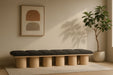 Pavilion - 12 Piece Modular Bench With Natural Base Meridian Furniture