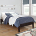Queen Platform Bed With Tapered Legs - Brown Furniture Max