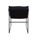Luberzo - Accent Chair - Distress Espresso Top Grain Leather & Matt Iron ACME