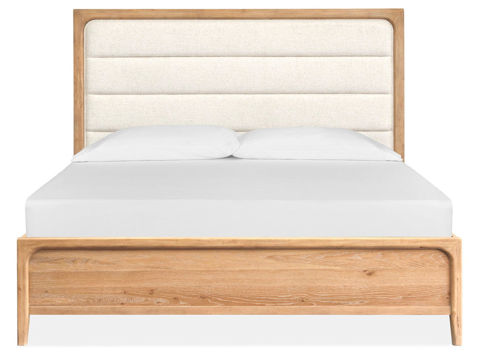 Somerset - Complete Panel Bed With Upholstered Headboard Magnussen Furniture